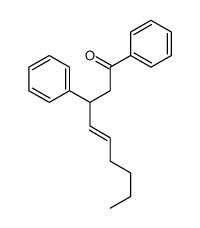 1,3-diphenylnon-4-en-1-one结构式