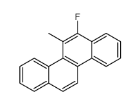 6-fluoro-5-methylchrysene结构式