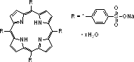靛红-5-硫酸钠盐二水结构式