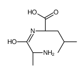 (2R)-2-[[(2S)-2-aminopropanoyl]amino]-4-methylpentanoic acid Structure