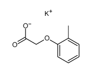 potassium (2-methylphenoxy)acetate Structure