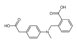 N-methyl-N-(2-carboxybenzyl)-4-carboxymethylaniline Structure