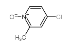 4-氯-2-甲基吡啶1-氧化物结构式