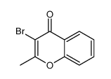 3-bromo-2-methylchromen-4-one结构式