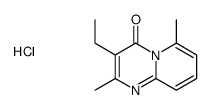 3-ethyl-2,6-dimethylpyrido[1,2-a]pyrimidin-4-one,hydrochloride Structure
