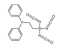 diphenyl(2-triisocyanatosilylethyl)phosphane结构式