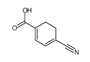 1,3-Cyclohexadiene-1-carboxylicacid,4-cyano-(9CI) Structure