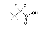 1-chloro-1,2,2,2-tetrafluoroethanesulfinic acid结构式