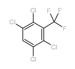1,2,4,5-tetrachloro-3-trifluoromethyl-benzene Structure