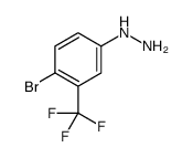 4-溴-3-三氟甲基苯肼结构式