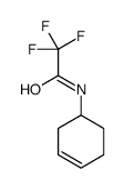 N-cyclohex-3-en-1-yl-2,2,2-trifluoroacetamide结构式