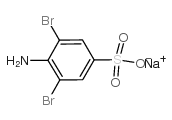 sodium,4-amino-3,5-dibromobenzenesulfonate Structure