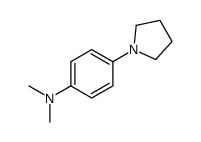 N,N-dimethyl-4-pyrrolidin-1-ylaniline结构式