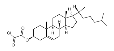 (Chlorformyl)ameisensaeure cholesterylester结构式