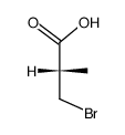 (S)-β-bromo-isobutyric acid结构式