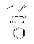 (±)-(2S,3R)-2,3-dihydroxy-3-phenylpropionic acid methyl ester Structure