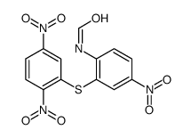 N-[2-(2,5-dinitrophenyl)sulfanyl-4-nitrophenyl]formamide Structure
