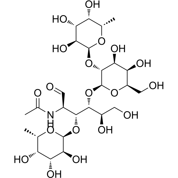 Lewis y tetrasaccharide结构式
