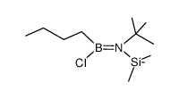 tert-butyl(butylchloro-l4-boranylidene)(trimethylsilyl)-l4-azane Structure