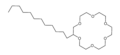 2-dodecyl-1,4,7,10,13,16-hexaoxacyclooctadecane结构式