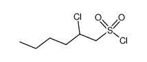 2-Chlorohexane-1-sulfonyl chloride Structure