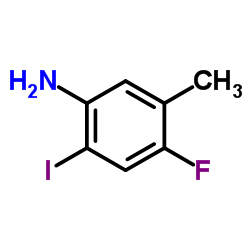 4-Fluoro-2-iodo-5-methylaniline Structure