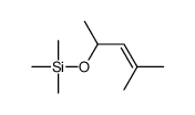 trimethyl(4-methylpent-3-en-2-yloxy)silane结构式