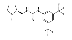 (S)-1-[3,5-bis(trifluoromethyl)phenyl]-3-[(1-methylpyrrolidin-2-yl)methyl]thiourea Structure
