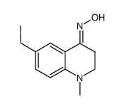 (4E)-6-ethyl-1-methyl-2,3-dihydroquinolin-4(1H)-one oxime结构式