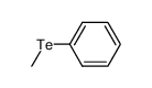Benzene, (methyltelluro)- Structure