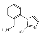 2-(2-甲基-1H-咪唑-1-基)苄胺结构式