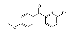 (6-bromopyridin-2-yl)-(4-methoxyphenyl)methanone Structure