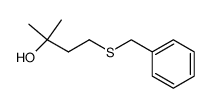4-benzylsulfanyl-2-methyl-butan-2-ol结构式