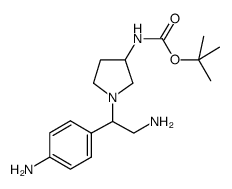 3-N-Boc-1-[2-氨基-1-(4-氨基-苯基)-乙基]-吡咯烷图片