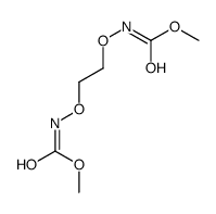 methyl N-[2-(methoxycarbonylamino)oxyethoxy]carbamate Structure