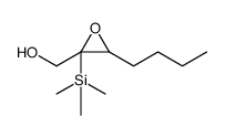 2-Oxiranemethanol, 3-butyl-2-(trimethylsilyl)结构式