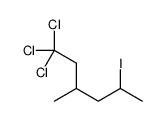 1,1,1-trichloro-5-iodo-3-methylhexane Structure