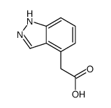 2-(1H-indazol-4-yl)acetic acid结构式