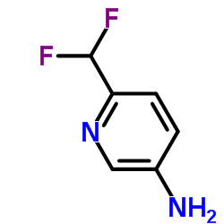 6-(二氟甲基)吡啶-3-胺结构式