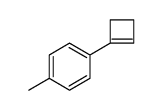 Benzene, 1-(1-cyclobuten-1-yl)-4-methyl结构式