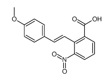 2-[2-(4-methoxyphenyl)ethenyl]-3-nitrobenzoic acid Structure