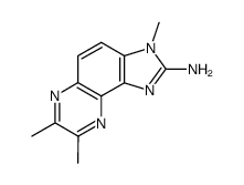 2-氨基-3,7,8-三甲基-3H-咪唑并[4,5-f]喹噁啉结构式