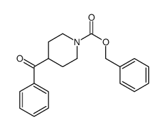 benzyl 4-benzoylpiperidine-1-carboxylate结构式