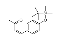 4-[4-[tert-butyl(dimethyl)silyl]oxyphenyl]but-3-en-2-one Structure