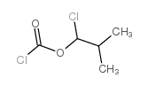 1-Chloro-2-methylpropyl chloroformate Structure