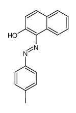 (E)-1-(2-p-tolyldiazen-1-yl)naphthalen-2-ol Structure