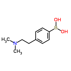 {4-[2-(Dimethylamino)ethyl]phenyl}boronic acid Structure