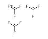 tris(trifluoromethyl)thallane Structure