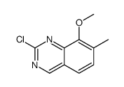 2-氯-8-甲氧基-7-甲基喹唑啉结构式