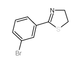 2-(3-溴苯基)-4,5-二氢噻唑结构式